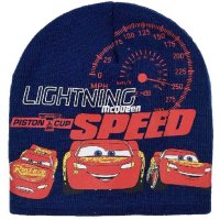 Disney Pixar Cars Lightning McQueen Mütze Beanie - blau