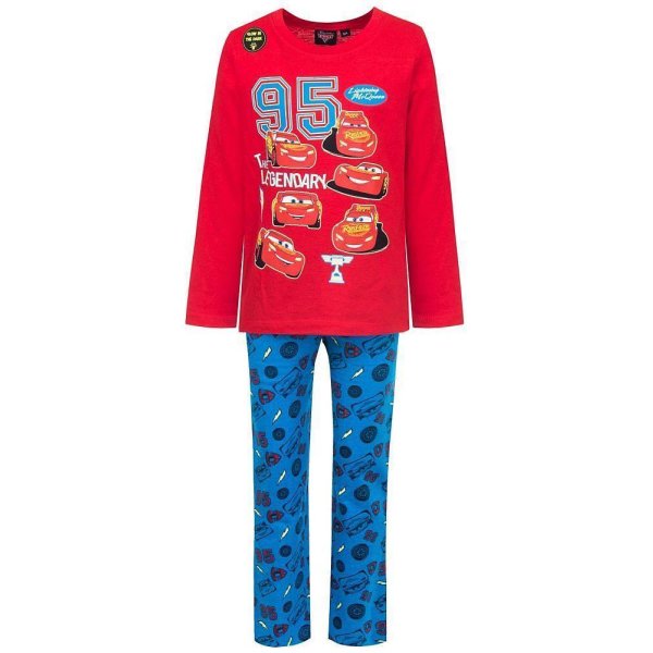 Disney Cars Pyjama - Schlafanzug - Glow in the Dark - Rot/blau