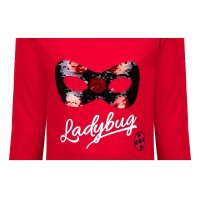 Miraculous Ladybug Langarmshirt mit Pailletten - rot
