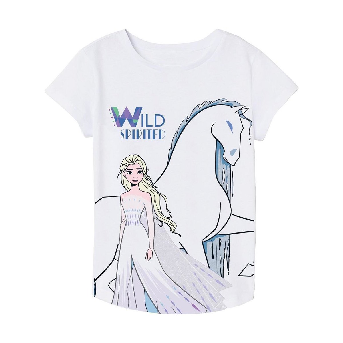 -T-Shirt Nokk Frozen The 2 Spirit Disney mit ELSA Water