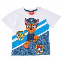 PAW Patrol T-Shirt CHASE - wei&szlig;