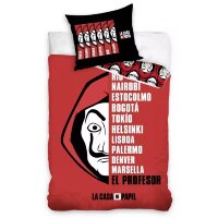La Casa de Papel - Haus des Geldes Bettwäsche Set -...