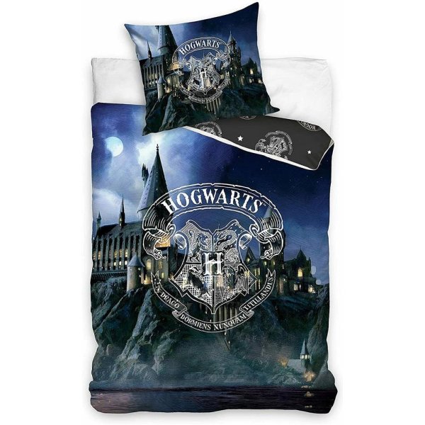 Harry Potter - Bettwäsche Set Wendemotiv - HOGWARTS WAPPEN - 135x200cm + 80x80cm
