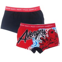 Marvel Avengers  Unterhosen Jungen Boxershorts 2er Pack - mehrfarbig