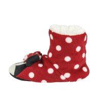 Disney Minnie Mouse Hausschuhe Boots Puschen- rot