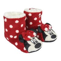 Disney Minnie Mouse Hausschuhe Boots Puschen- rot EU 30/33