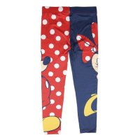 Disney Minnie Mouse M&auml;dchen Leggings Freizeithose - rot/blau