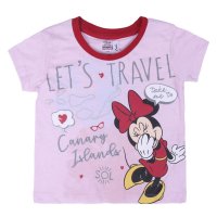 Disney Minnie Mouse M&auml;dchen T-Shirt - rosa