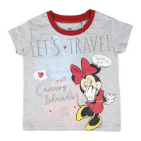Disney Minnie Mouse Mädchen T-Shirt - grau