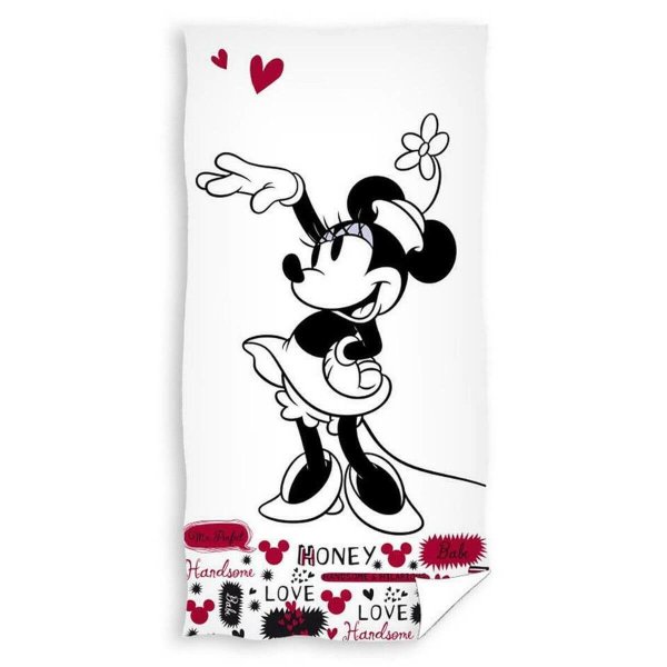 Baumwolle Bade Hand Duschtuch Minnie Mouse 70x140 cm