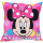Disney Minnie Mouse MISS MINNIE Kuschelkissen ca. 40x40cm