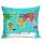 Weltkarte Kontinente Kinder Bettwäsche Set 135x200cm + 80x80cm