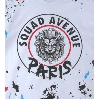 Squared & Cubed Jungen T-Shirt Löwe - weiß
