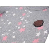 squared & cubed Mädchen t-shirt grau mit sternen