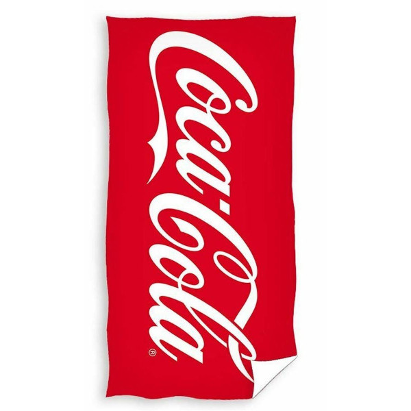 Coca Cola Badetuch Handtuch ca. 70x140cm - rot