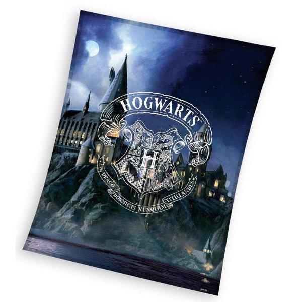 Harry Potter HOGWARTS Fleecedecke Kuscheldecke ca. 130x170cm