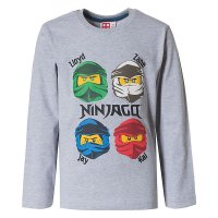 LEGO® Ninjago Langarmshirt Jungen - grau