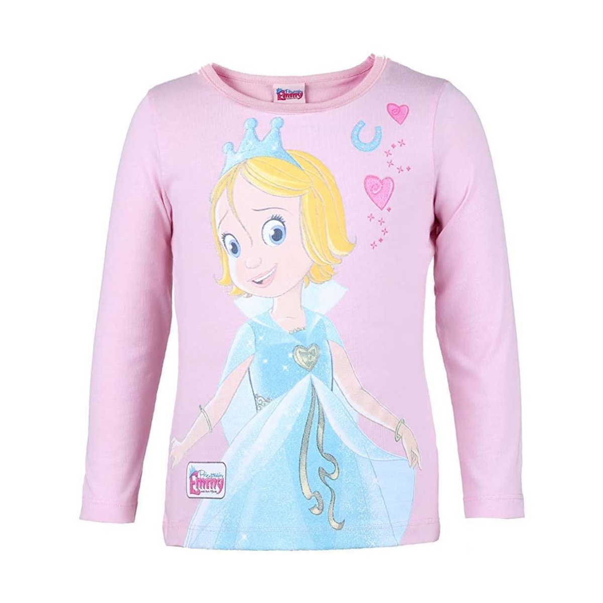Prinzessin Emmy Langarmshirt Shirt mit Glitzer, rosa