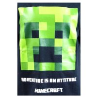 Minecraft Creeper Kinder T-Shirt - schwarz