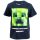 Minecraft Creeper Kinder T-Shirt - schwarz