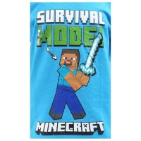Minecraft STEVE Kinder T-Shirt - hellblau