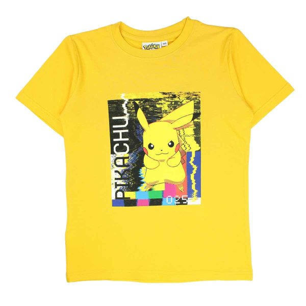 Pokémon - Pikachu - Kinder T-Shirt - gelb