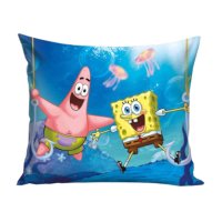 SpongeBob Schwammkopf & Patrick Bettwäsche-Set 135 x 200 cm + 80 x 80 cm