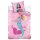 Barbie Meerjungfrau Bettwäsche-Set mit Glitter 135x200cm