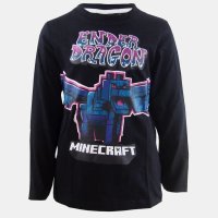 Minecraft ENDER DRAGON Langarmshirt - schwarz
