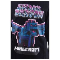 Minecraft ENDER DRAGON Langarmshirt - schwarz