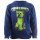 Minecraft CREEPER Sweatshirt Pullover - blau