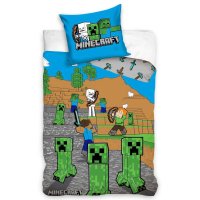 Minecraft Steve Creeper Alex - Kinder Bettwäsche...