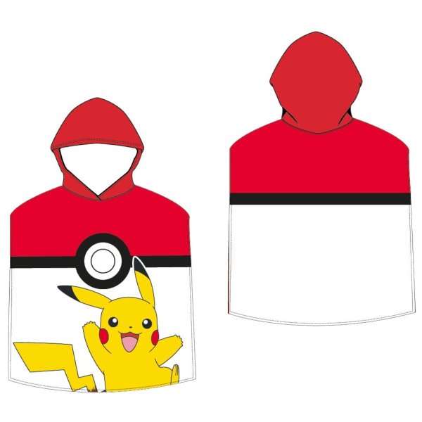 Pokémon Pikachu Kapuzenhandtuch Bade-Poncho Handtuch 50x115cm