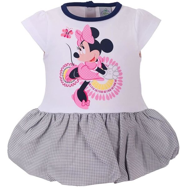 Disney Minnie Mouse Baby Ballonkleid Sommerkleid, grau