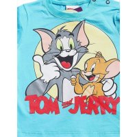 Tom und Jerry Shorty Pyjama Jungen Schlafanzug 2telig., blau