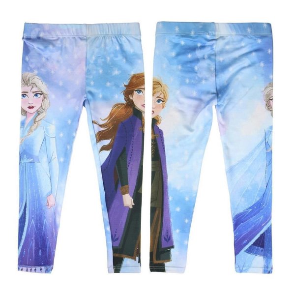 Disney Frozen 2  Eiskönigin Leggings Freizeithose, blau 92