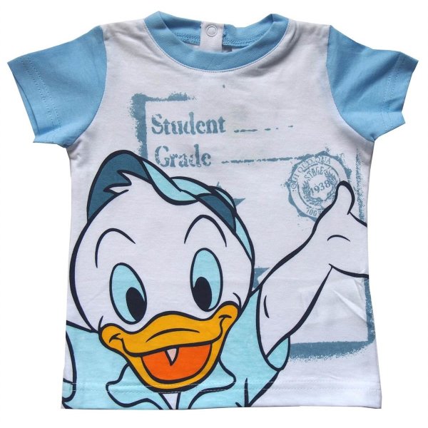 Disney Duck Tales T-Shirt für Jungen in weiß-hellblau 80/86 (18 Mon)