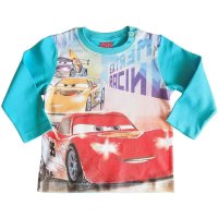 Disney Cars Jungen Langarmshirt Shirt, türkis